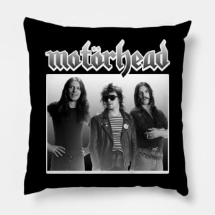 Motorhead Gradient White Pillow