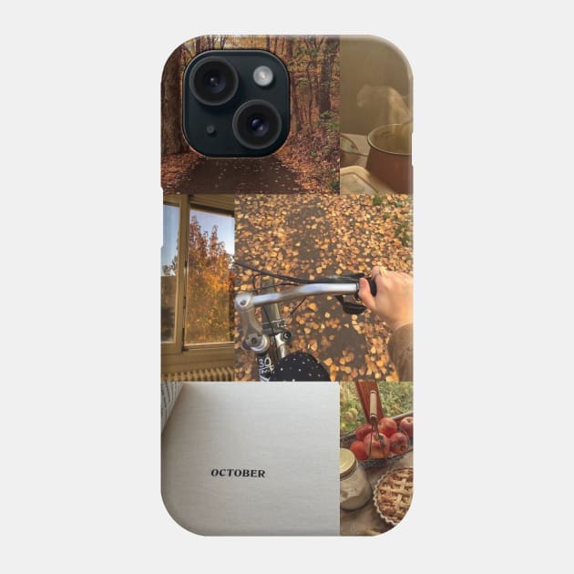 Autumn aesthetic moodboard Phone Case by cherries&disco