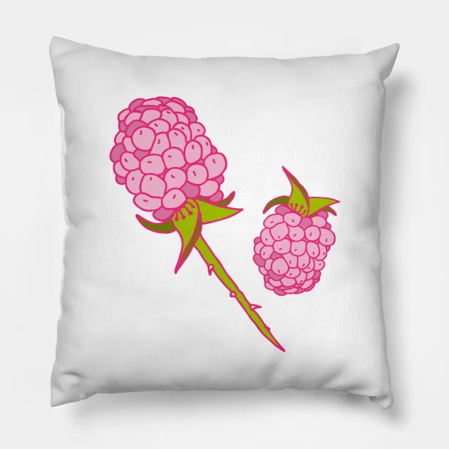 raspberries Pillow by lisenok