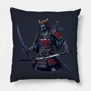 samurai zombie Pillow