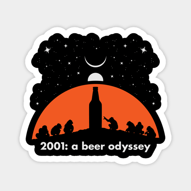 2001: a beer odyssey Magnet by Giftonaut