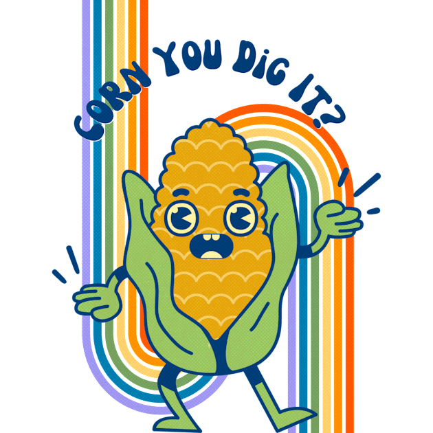 Corn you dig it Kids T-Shirt by VultureVomitInc