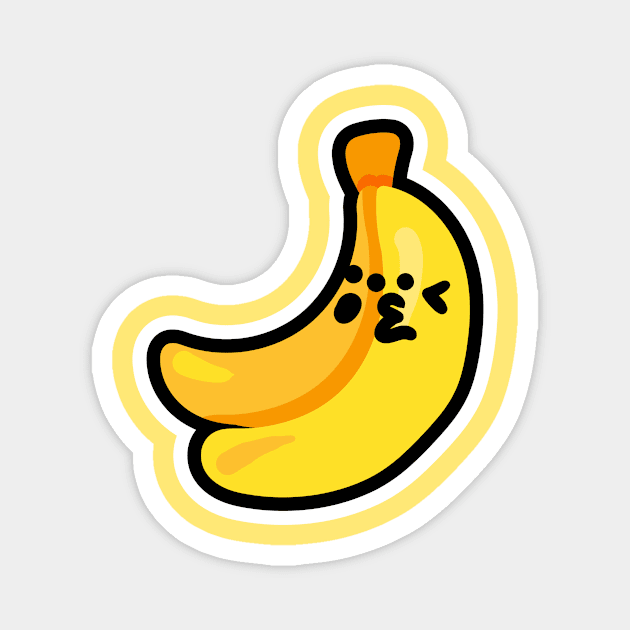 Banana Art Magnet by Usea Studio