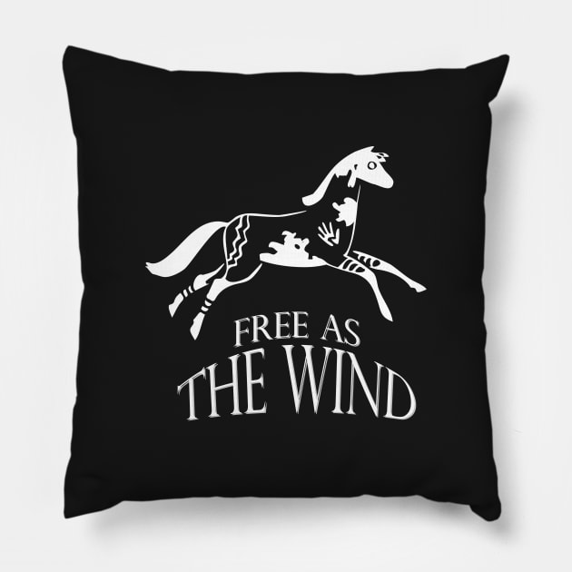 Free as the Wind Pillow by Gaspar Avila