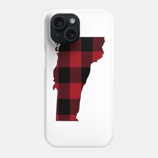 Vermont in Red Plaid Phone Case