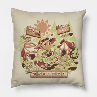 Harvest Meow Pillow