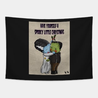 Frankenstein and Bride Tapestry