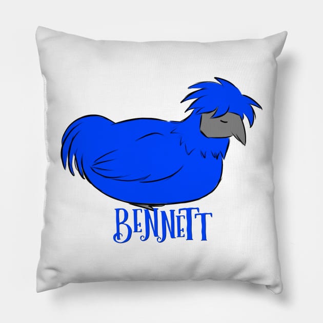 Bennett with name Pillow by cozsheep