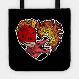 Dice Dragon (Roleplaying Art) Tote