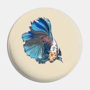 blue sea ornamental fish Pin