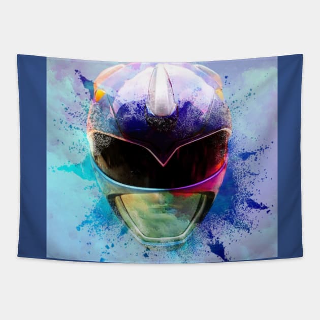 BLUE RANGER IS THE GOAT MMPR Tapestry by TSOL Games