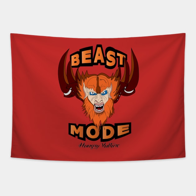 Beast Mode by Hungry Vulture Tapestry by kcity58
