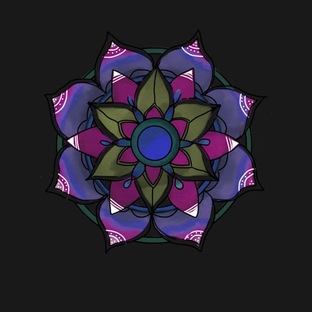 Purple Mandala by digitaldoodlers