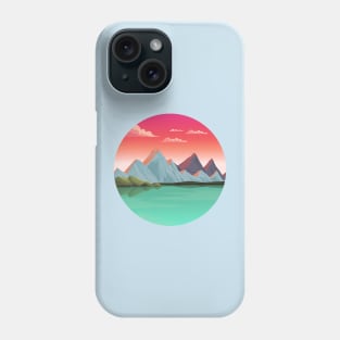 Ski and Hiking Mountain Range | Nature lover Phone Case