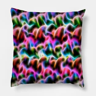 Flowers in abstract pastel colour Pillow