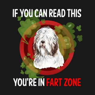 Fart Zone Bearded Collie 01 T-Shirt