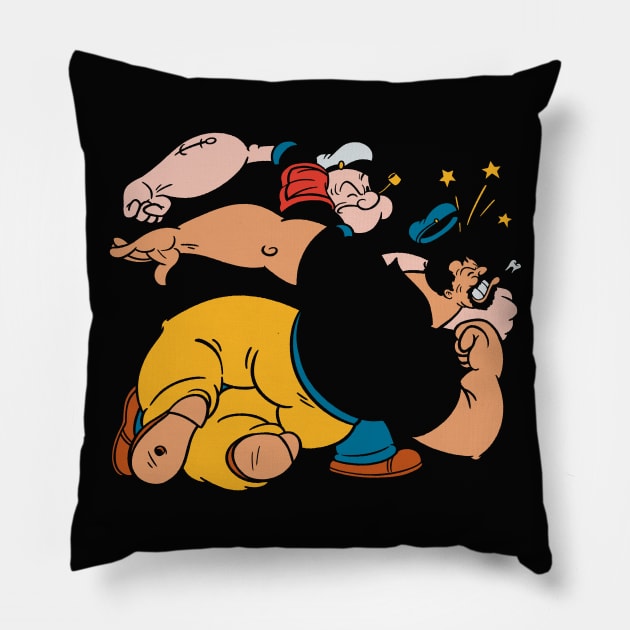 The Sailor Man Returns Pillow by Getsousa