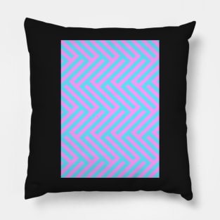 Geometric Pattern - Neon Pillow