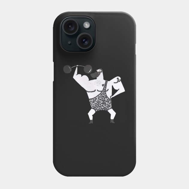 Strong Man, looking good muscle man! Phone Case by krisevansart