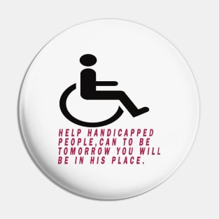 help handicapped people Pin