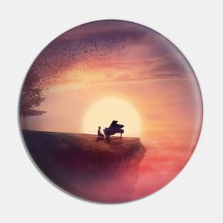 sunset piano melody Pin