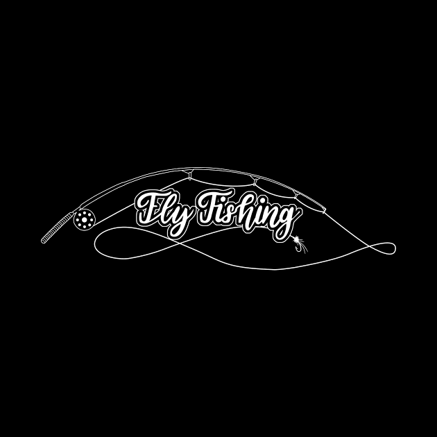 Retro Fly Fishing Lover Shirt | Outdoor Flies and Rods by Cedinho