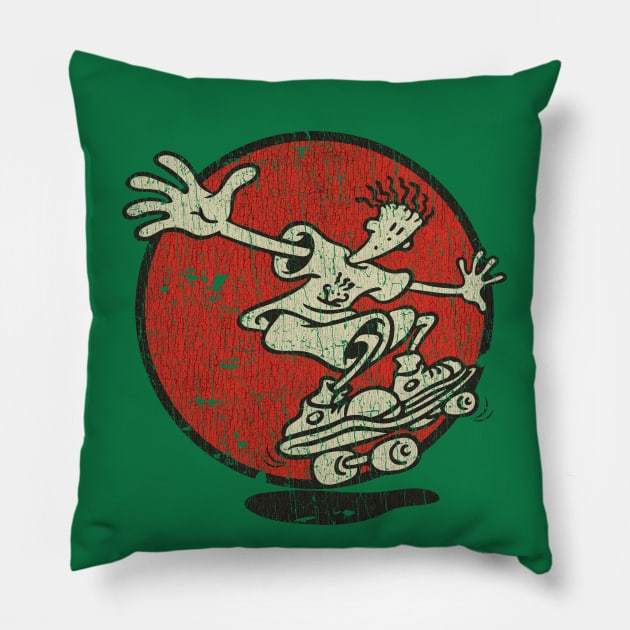 Fido Dido Keep on Skating 1985 Pillow by JCD666