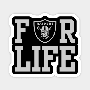 Raiders are For Life Magnet