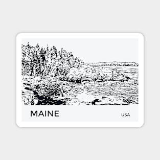 Maine USA Magnet