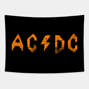 Butt-Head AC/DC Distressed - Orange Tapestry