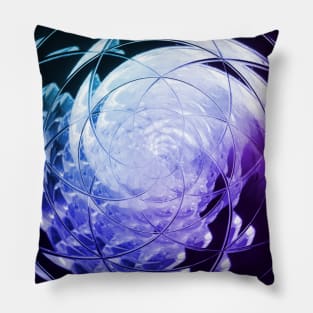 Navy Ombre Gemstone Crystal Pillow