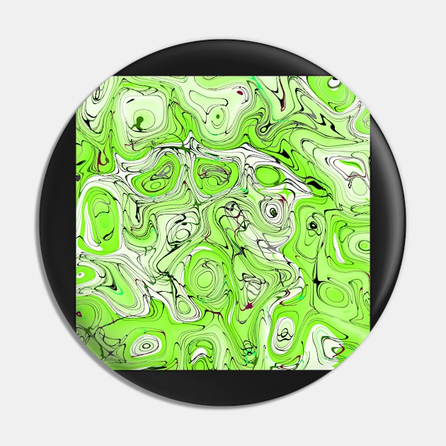 Limon - Original Abstract Design Pin by artsydevil