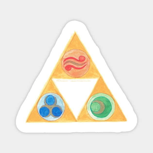 Triforce Magnet by Envorenn