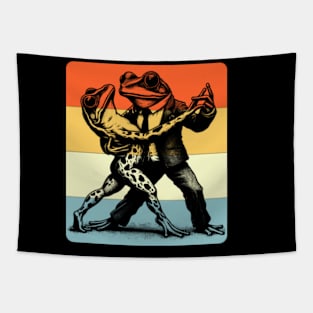 Dancing Frog Tapestry