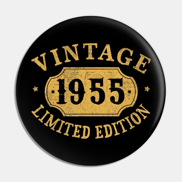 1955 65 years old 65th Limited Birthday, Anniversary Gift T-Shirt Pin by Hot food