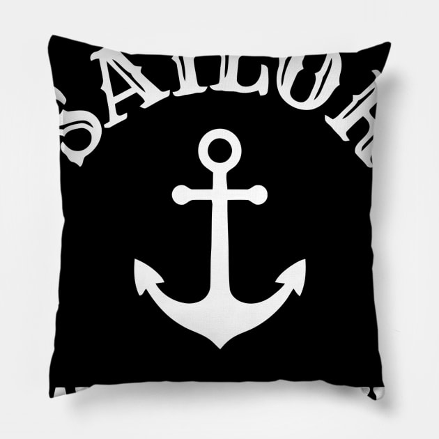 I Am A Sailor What's Your Superpower Funny Pillow by Ramateeshop