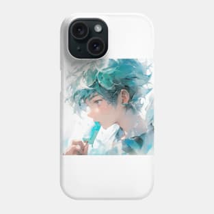 Hot summer boy watercolor Phone Case