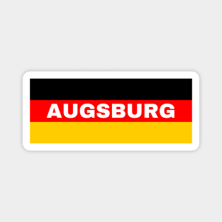 Augsburg City in German Flag Magnet