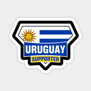 Uruguay Super Flag Supporter Magnet