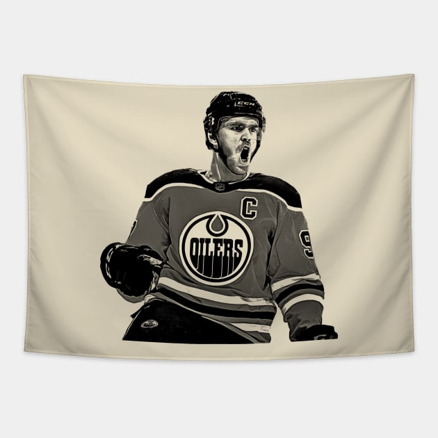 Connor McDavid Tapestry by Zluenhurf