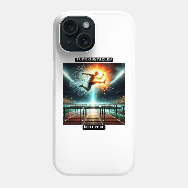Turn obstacles into fuel Phone Case by St01k@