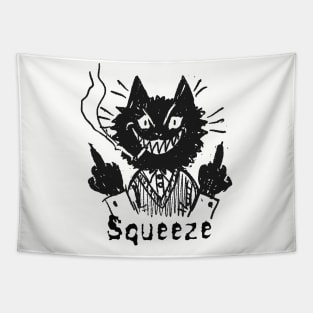 squeeze and the bad cat Tapestry