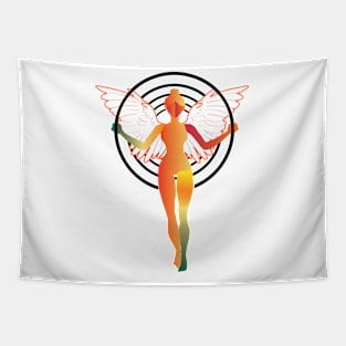 Abstract Angel Tapestry