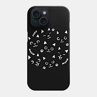 Black Cats In a Black Shirt by Tobe Fonseca Phone Case