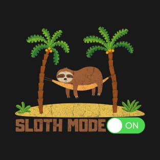 sloth mode on vintage 70s T-Shirt