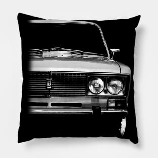 Lada - Russian classic car, black shirt Pillow