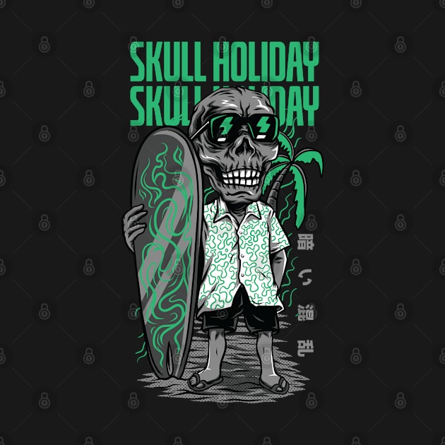 Skull go holiday by p308nx