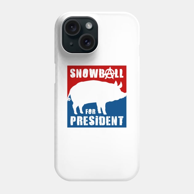 Orwell - Animal Farm - Snowball for President Phone Case by Barn Shirt USA