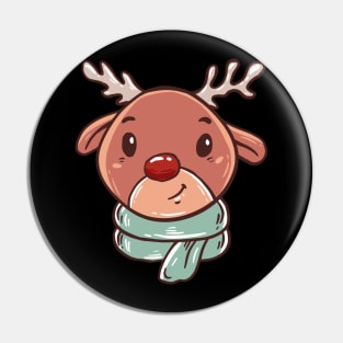 CUTE RUDOLPH Pin