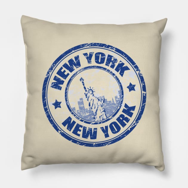 New York Pillow by tomrothster